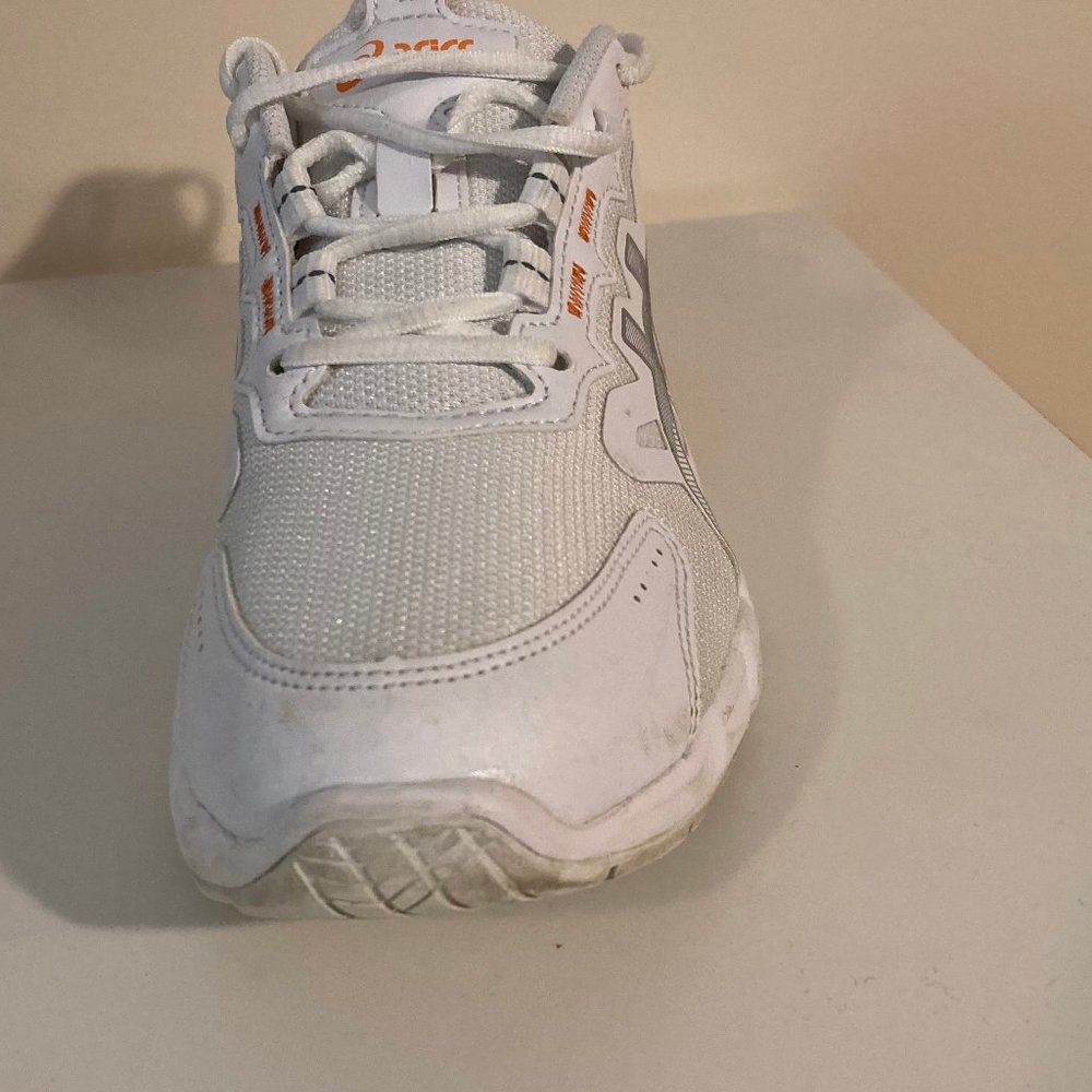 Asics GEL-QUANTUM 90 White/Sun Peach Running Sneakers - Picture 9 of 12